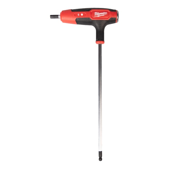 MILWAUKEE Innensechskant-T-Griff 6 mm mit Softgrip-Auflage 4932498685 - Schraubendreher, -einsatz (nicht spezifiziert)