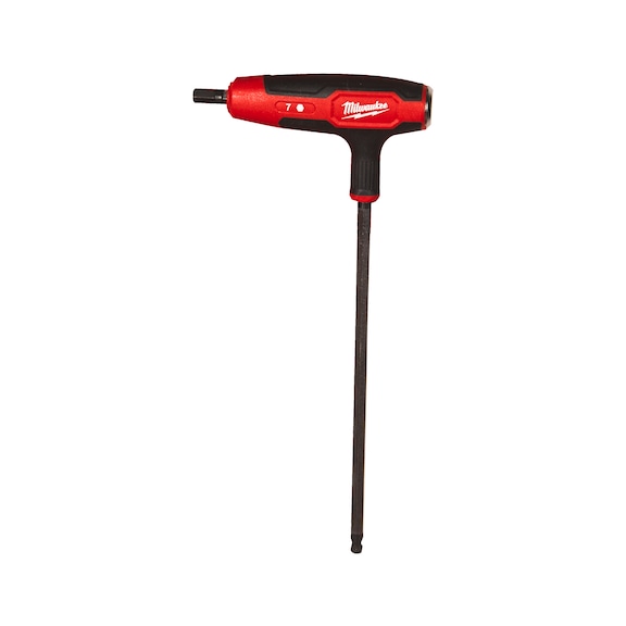 MILWAUKEE Innensechskant-T-Griff 7 mm mit Softgrip-Auflage 4932498686 - Schraubendreher, -einsatz (nicht spezifiziert)