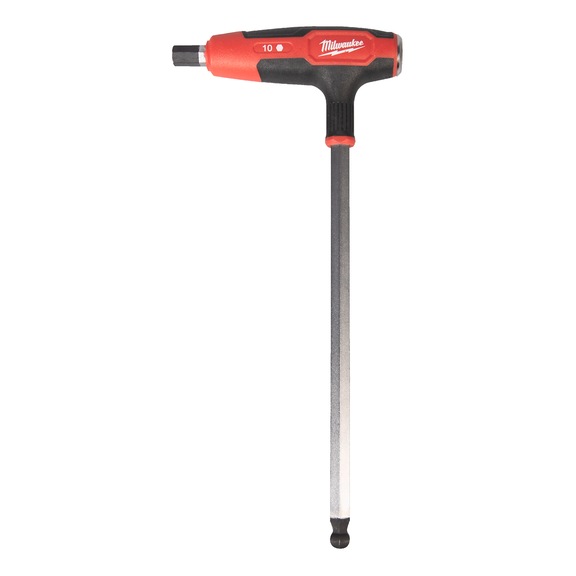 MILWAUKEE Innensechskant-T-Griff 10 mm mit Softgrip-Auflage 4932498688 - Schraubendreher, -einsatz (nicht spezifiziert)