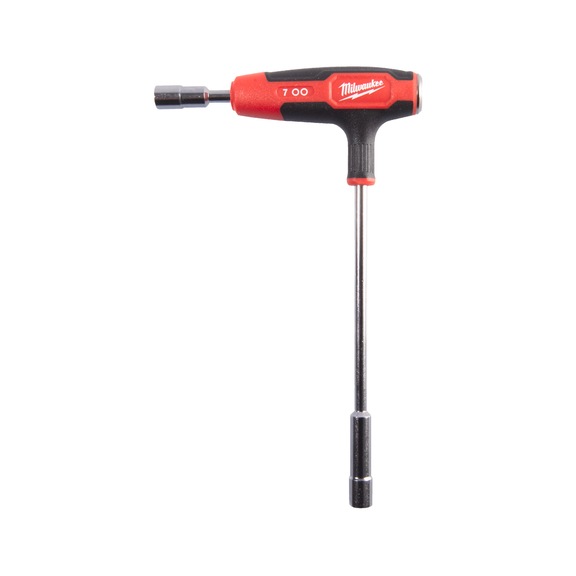 MILWAUKEE Steckschl&uuml;ssel-T-Griff 7 mm mit Softgrip-Auflage 4932498708 - Schraubendreher, -einsatz (nicht spezifiziert)