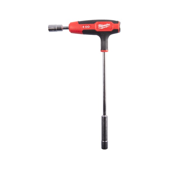 MILWAUKEE Steckschl&uuml;ssel-T-Griff 8 mm mit Softgrip-Auflage 4932498709 - Schraubendreher, -einsatz (nicht spezifiziert)