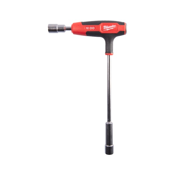 MILWAUKEE Steckschl&uuml;ssel-T-Griff 12 mm mit Softgrip-Auflage 4932498713 - Schraubendreher, -einsatz (nicht spezifiziert)