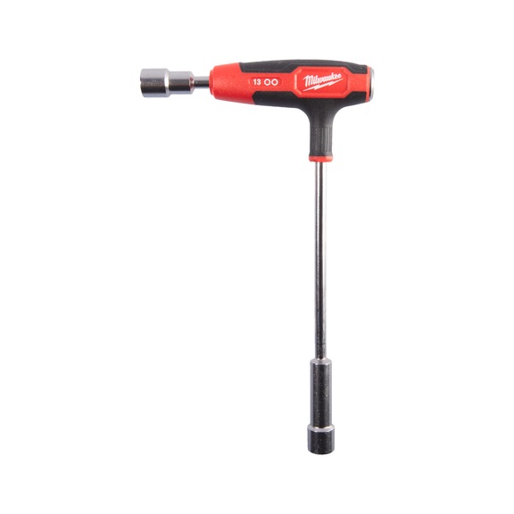 MILWAUKEE Steckschl&uuml;ssel-T-Griff 13 mm mit Softgrip-Auflage 4932498714 - Schraubendreher, -einsatz (nicht spezifiziert)