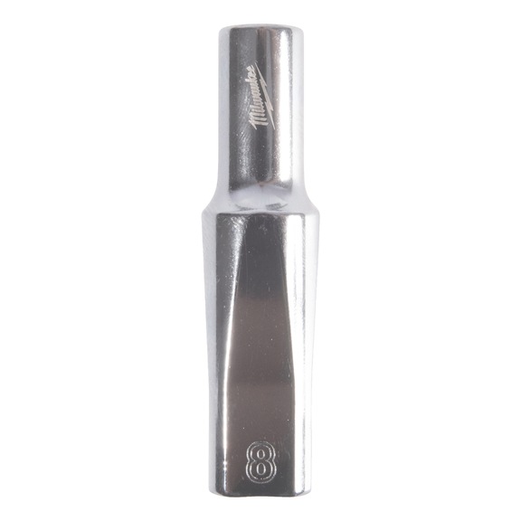 MILWAUKEE Steckschl&uuml;ssel 3/8 Zoll 12-kant, metrisch, lang - 8 mm 4932498812 - Steckschl&uuml;sseleinsatz (Metallkasten)
