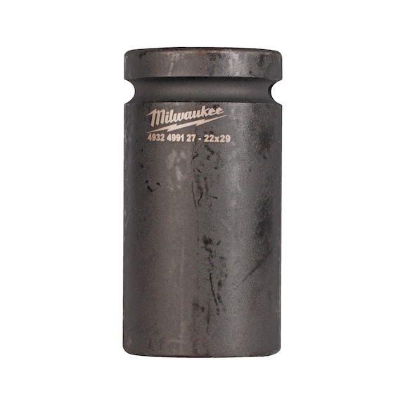 MILWAUKEE Schlagnuss SHOCKWAVE(TM) 1 Zoll vierkant 22 x 29 mm lang 4932499127 - Trennschleifer Stein (elektrisch)