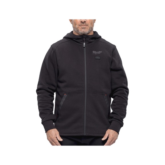 MILWAUKEE Akku-Heiz-Kapuzenpullover Herren schwarz ohne Akku u. Ladeger&auml;t 4932499190 - Pullover