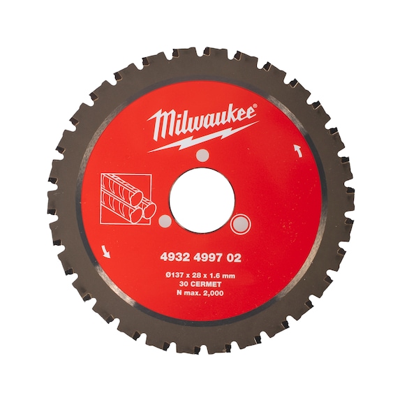 MILWAUKEE Kreiss&auml;geblatt Metall f&uuml;r Baustahlschneider 4932499702 - Kreiss&auml;geblatt (Maschinen-)
