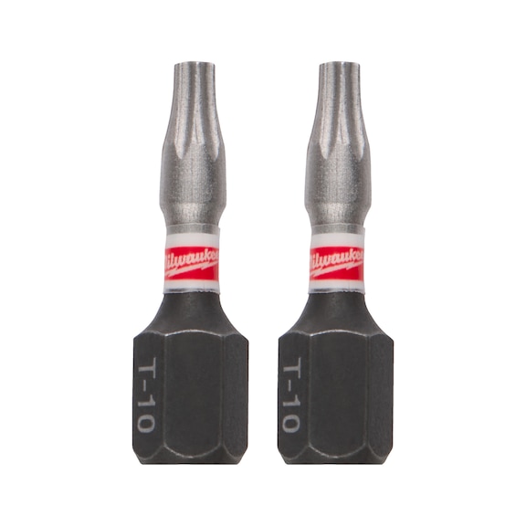 MILWAUKEE Schrauberbit Torx TX10 x 25 mm - 3 St&uuml;ck 4932500361 - Bit f&uuml;r Innensechsrundschrauben