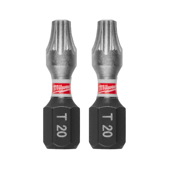 MILWAUKEE Schrauberbit Torx TX20 x 25 mm - 3 St&uuml;ck 4932500363 - Bit f&uuml;r Innensechsrundschrauben