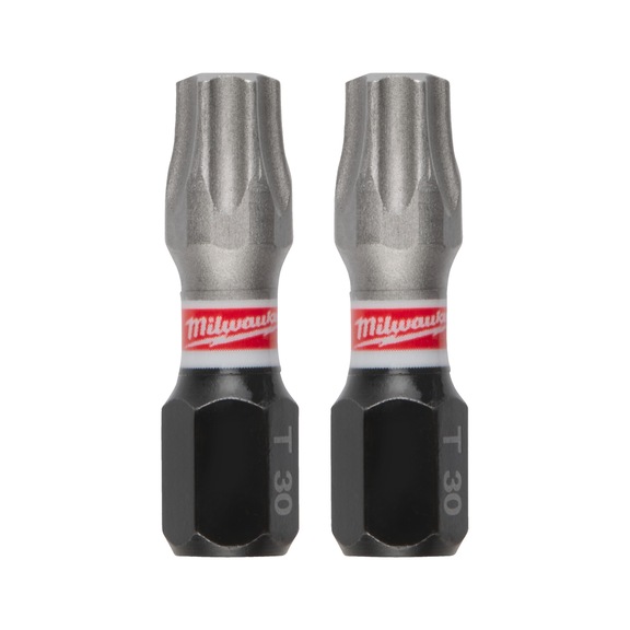 MILWAUKEE Schrauberbit Torx TX30 x 25 mm - 3 St&uuml;ck 4932500366 - Bit f&uuml;r Innensechsrundschrauben