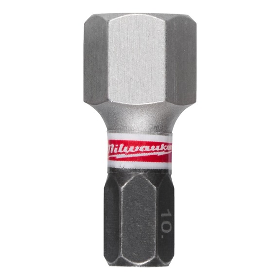 MILWAUKEE Schrauberbit 6-kant HEX10 x 25 mm - 3 St&uuml;ck 4932500384 - Bit-Schraubendreher