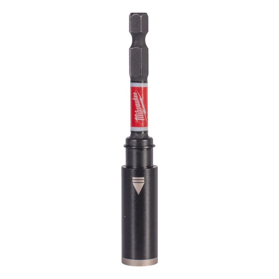 MILWAUKEE Magnetbithalter 1/4 Zoll Hexmit Einschraubtiefenbegrenzung 75 mm 4932500396 - Bithalter