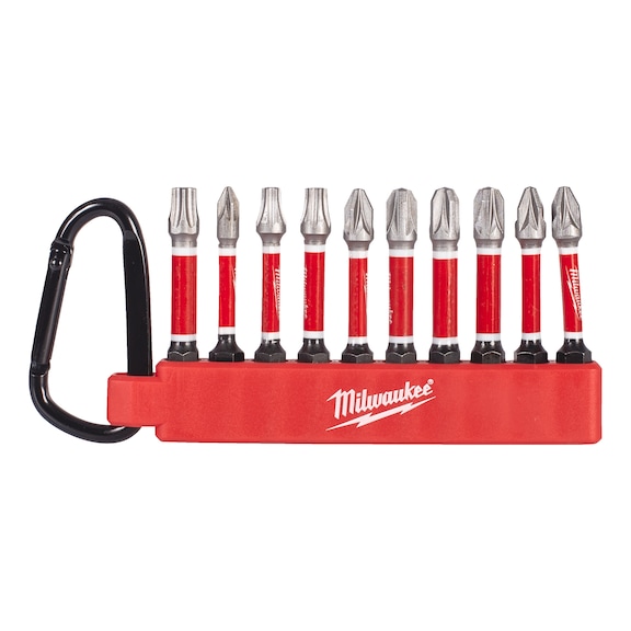 MILWAUKEE SHOCKWAVE™ impact-resistant carabiner set 3 (10-piece) 4932500397 - Snap hook