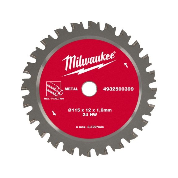 MILWAUKEE Akku-Stahlrohrschneider Trennscheibe f&uuml;r M18 FUEL(TM) 4932500399 - Trennschleifscheibe