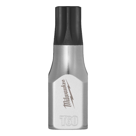MILWAUKEE Bit-Steckschl&uuml;sseleinsatz Sicherheits-TX 3/8 Zoll 4932500507 - Bit f&uuml;r Innensechsrundschrauben