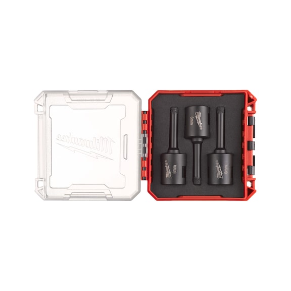 MILWAUKEE Diamantbohrer-Set DIAMOND MAX(TM) (3-teilig) 4932500545 - Bohrer f&uuml;r mineralisches Material (nicht spezifiziert)