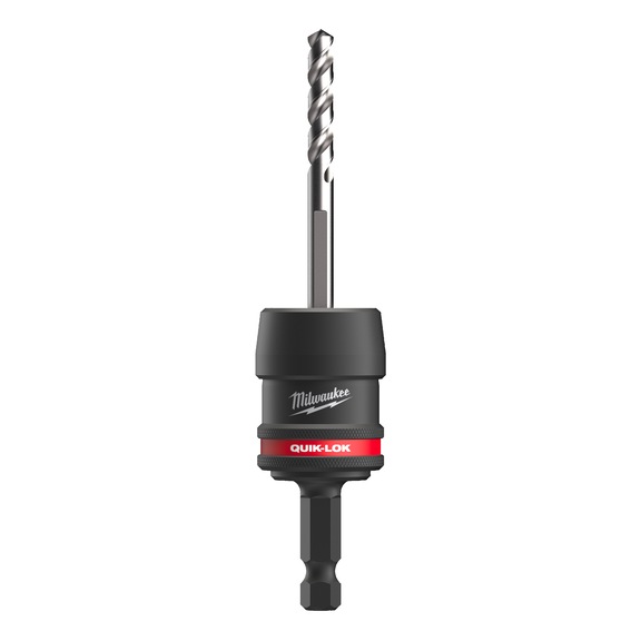 MILWAUKEE Lochs&auml;genhalter inklusive Zentrierbohrer und 2xAdapter S 4932500548 - Zubeh&ouml;r f&uuml;r Lochs&auml;gen