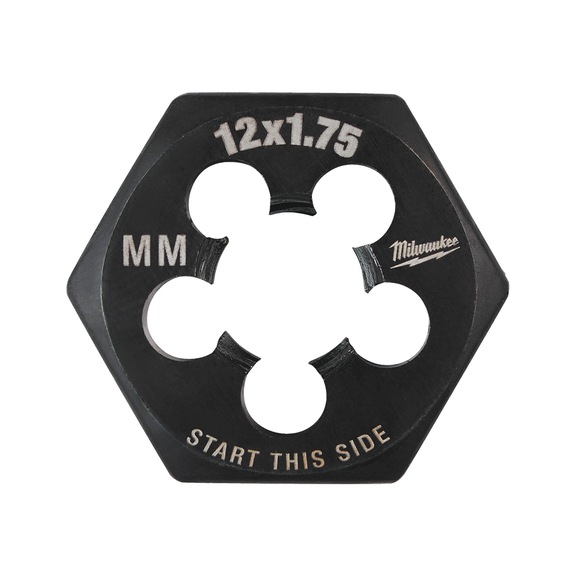 MILWAUKEE Thread cutting die M12 x 1.75 mm 4932500624 - Thread-cutting tool assortment