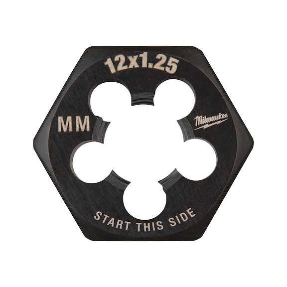 MILWAUKEE Thread cutting die M12 x 1.25 mm 4932500626 - Thread-cutting tool assortment