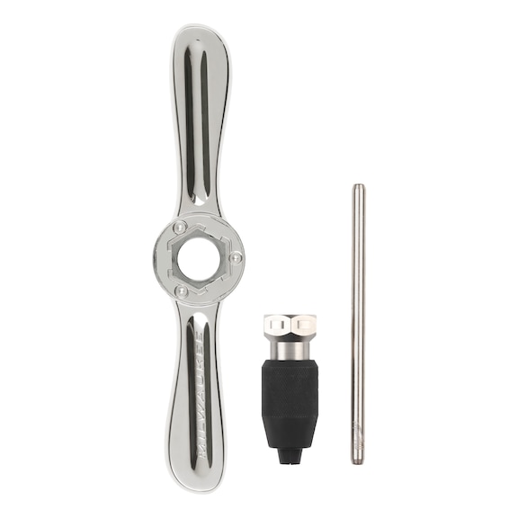 MILWAUKEE Tapping Set, 3-piece, 2-in-1, 4932500629 - Solid drill bits (non-detachable cutting edges)