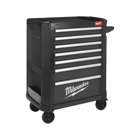 MILWAUKEE Werkstattwagen TOOLGUARD(TM) 30Zoll / 78 cm mit 7 Schubladen, grau 4932500742 - Werkstattwagen