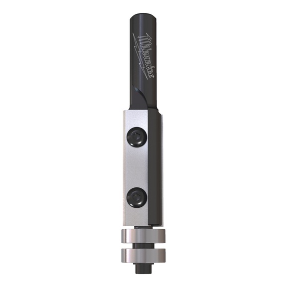 MILWAUKEE Indexable insert flush cutter 19/112 mm with 12 mm shank – 1 piece 4932500936 - Flush cutters