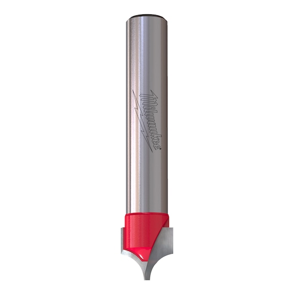 MILWAUKEE Dekorprofilfr&auml;ser 10/1,3/50 mm mit 8 mm Schaft - 1 St&uuml;ck 4932500962 - Schaftfr&auml;ser (nicht l&ouml;sbare Schneiden)