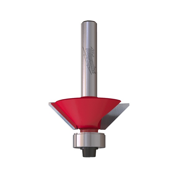 MILWAUKEE Kantenfr&auml;ser 31,7 mm/53 mm mit 1/4 Zoll Schaft - 1 St&uuml;ck 4932501003 - Schaftfr&auml;ser (nicht l&ouml;sbare Schneiden)