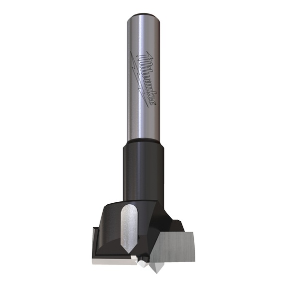 MILWAUKEE Scharnierfr&auml;ser 25 mm mit 8 mm Schaft - 1 St&uuml;ck 4932501043 - Schaftfr&auml;ser (nicht l&ouml;sbare Schneiden)