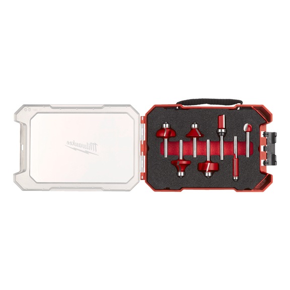 MILWAUKEE Fr&auml;ser-Set mit 1/4 Zoll Schaft (7-teilig) 4932501048 - Schaftfr&auml;ser (nicht l&ouml;sbare Schneiden)