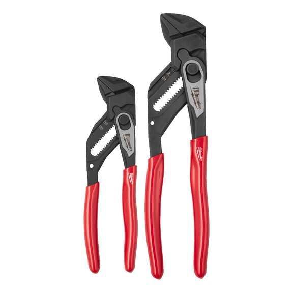 MILWAUKEE Zangenschl&uuml;ssel-Set 180 mm & 250 mm, 2 teilig 4932501152 - Zangenschl&uuml;ssel