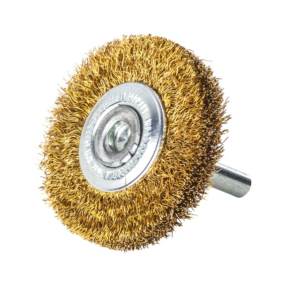 MILWAUKEE Messingrundb&uuml;rste 70 x 12 mm S6 0,2 mm Drahtst&auml;rke gewellt 3 St&uuml;ck 4932501710 - Rundb&uuml;rste