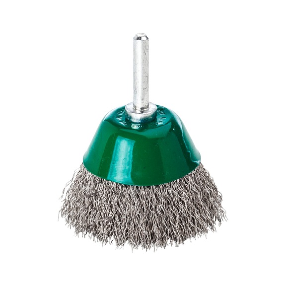 MILWAUKEE Edelstahltopfb&uuml;rste 50x20 mm S6 0,3 mm Drahtst&auml;rke gewellt 3 St&uuml;ck 4932501718 - Topfb&uuml;rste
