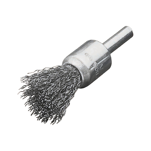 MILWAUKEE Edelstahlpinselb&uuml;rste 12x20x65 mm S6 0,3 mm Drahtst&auml;rke gewellt 4932501721 - Pinselb&uuml;rste