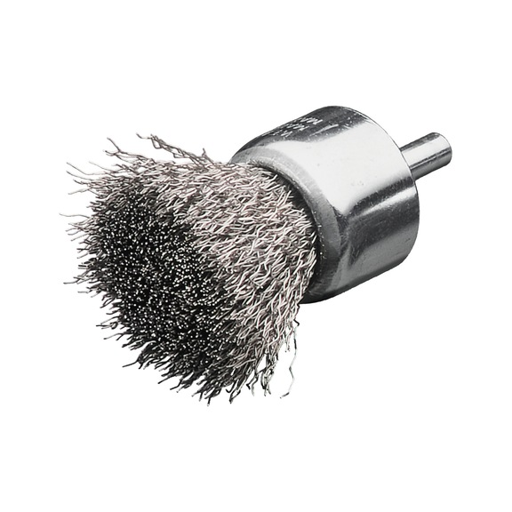 MILWAUKEE Edelstahlpinselb&uuml;rste 30x25x68 mm S6 0,3 mm Drahtst&auml;rke gewellt 4932501725 - Pinselb&uuml;rste