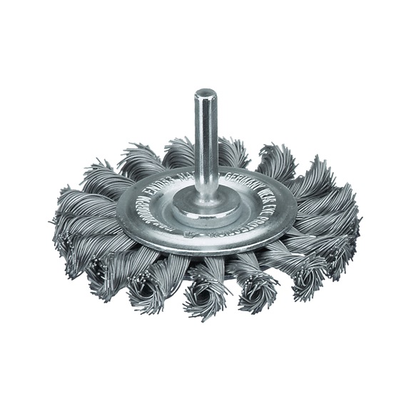 MILWAUKEE Stahlrundb&uuml;rste 75 x 12 mm, S6, 0,5 mm Drahtst&auml;rke gezopft 3 St&uuml;ck 4932501728 - Rundb&uuml;rste (gezopfter Draht)
