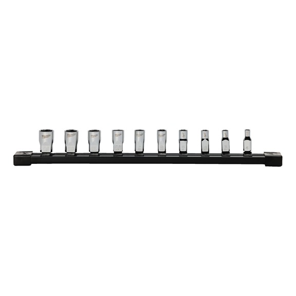 MILWAUKEE Steckschl&uuml;sseleinsatz 1/4 Zoll Set 6-kant metrisch 10-teilig 4932501800 - Elektrowerkzeug (Sonstige, nicht spezifiziert)