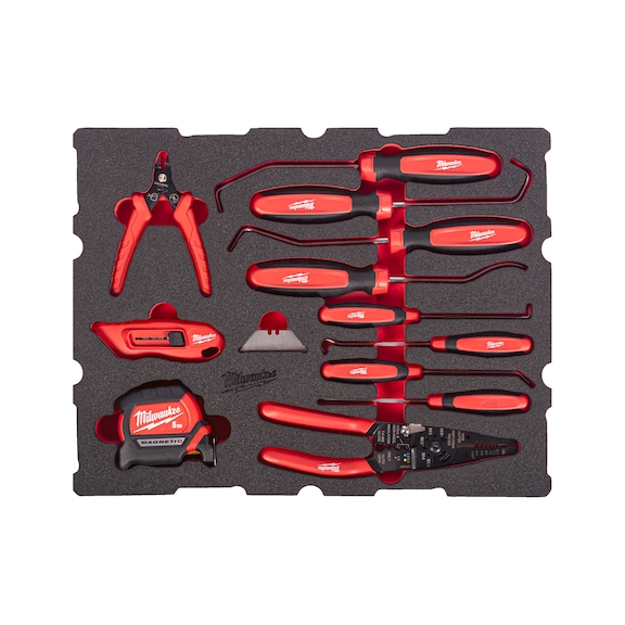 MILWAUKEE Haken- und Pick-Set mit Einlage f&uuml;r Werkzeugkoffer 4932501877 - Werkzeugsortiment