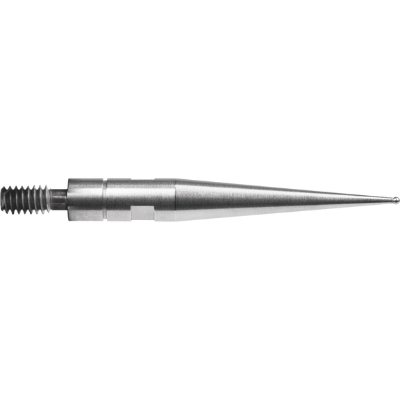 TESA TECHNOLOGY Carbide-ball contact point, M1.4 connection thread, diameter 1 mm, length 23 mm - Interapid 2026 indicator contact points