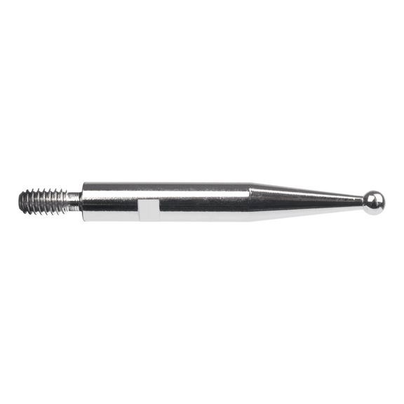 TESA TECHNOLOGY Carbide-ball contact point, M1.4 connection thread, diameter 2 mm, length 23 mm - Interapid 2026 indicator contact points