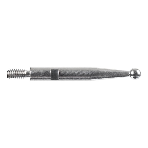TESA TECHNOLOGY Carbide-ball contact point, M1.4 thread, diameter 0.12 inch, length 0.85 inch - Interapid 2026 indicator contact points