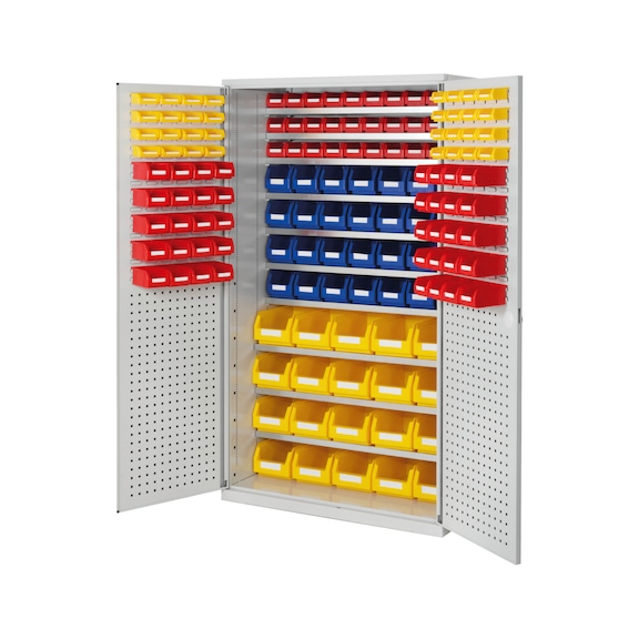 RASTERPLAN Grote kast met zichtmagazijnbakken