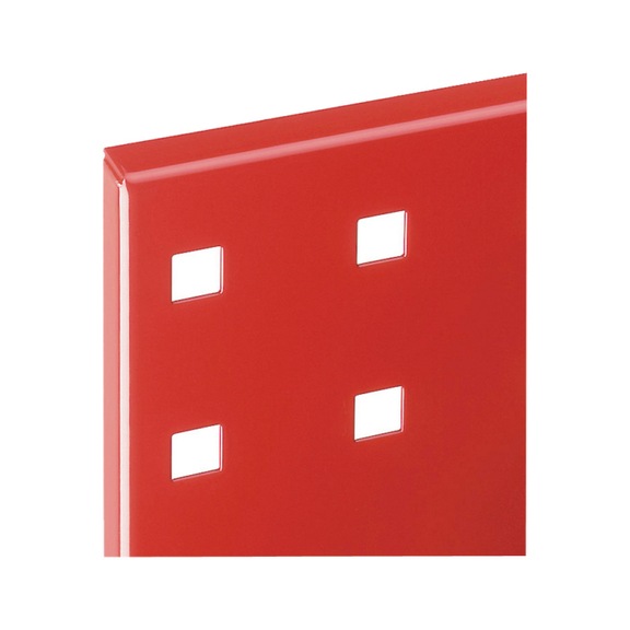 RASTERPLAN Panel perforado 1000 x 450 mm RAL 3020 - Panel perforado