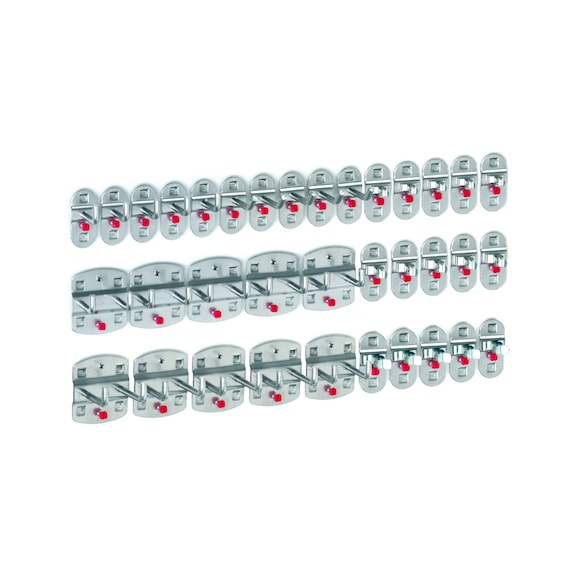 RASTERPLAN Assortiment haken, 35-delig - Assortiment haken
