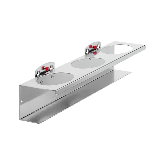 RASTERPLAN Tool holder for round cans triple B300/70 mm - Holder for round cans