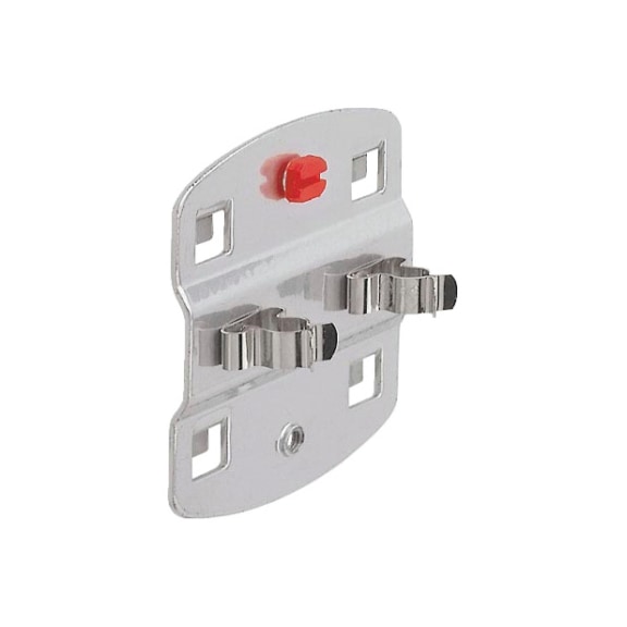 RASTERPLAN Štipaljka za alat, dvostruka 10mm boje aluminijuma - Štipaljka za alat