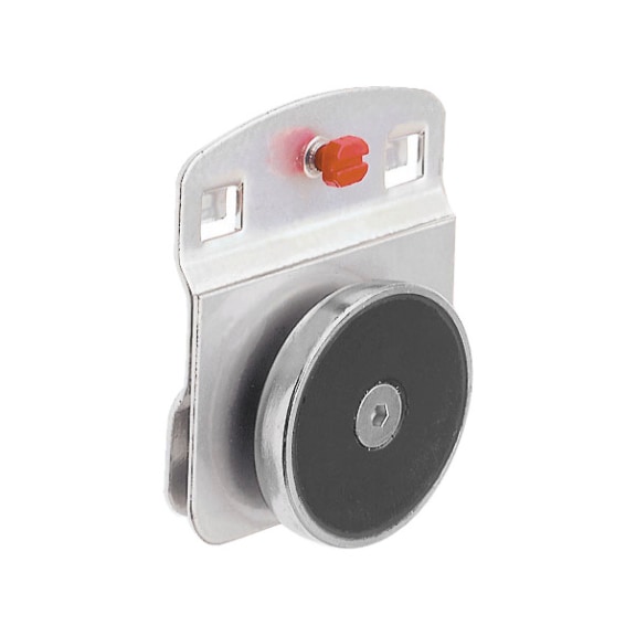 RASTERPLAN Magnetische houder 40 mm, aluminiumkleurig - Houder met magneet