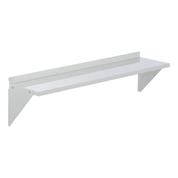 RASTERPLAN Slotted panels accessories steel shelf 1000x250 mm - Steel shelf