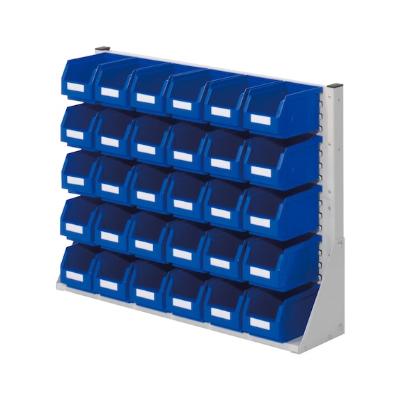 RASTERPLAN Tek tar. stand sis. &uuml;nite., Model 24, YxGxD 760x1000x240mm, rnk.RAL7035 a&ccedil;ık gri - Stand sistem &uuml;niteleri, tek taraflı