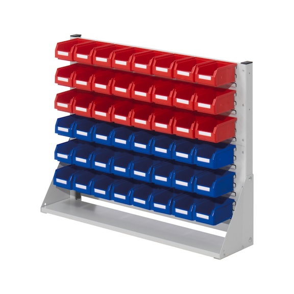RASTERPLAN Tek tar. stand sis. &uuml;nite., Model 25, YxGxD 760x1000x240mm, rnk.RAL7035 a&ccedil;ık gri - Stand sistem &uuml;niteleri, tek taraflı